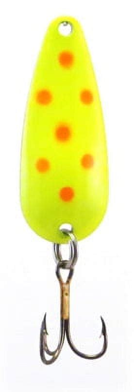 Double X Tackle Pot O Gold Bass And Trout Spoon Fishing Lure Chartreuse