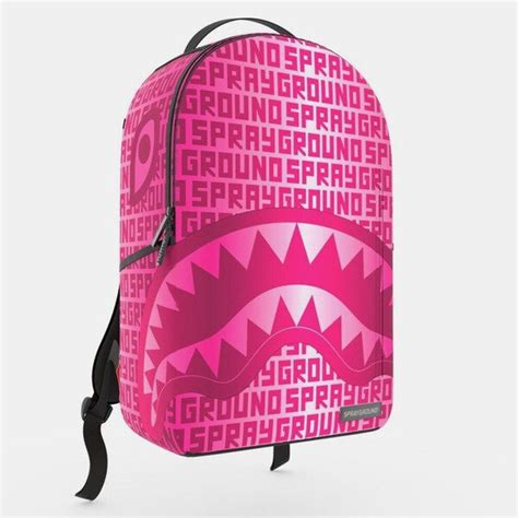 Sprayground Pink Offended Dlxvf Sprayground Stylish School Bags My