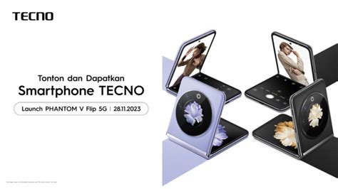 Tecno Phantom V Flip 5G HP Layar Lipat Yang Ramah Di Kantong Berikut