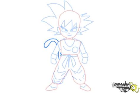 draw goku step  step drawingnow