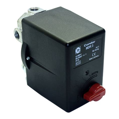 CONDOR MDR 3 SWITCH OPERATING INSTRUCTIONS | ManualsLib
