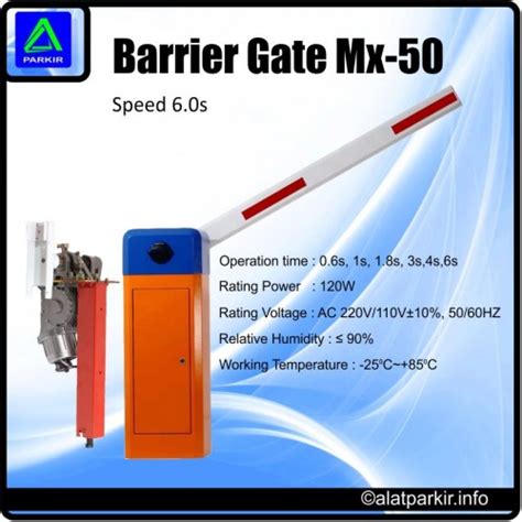 Alat Parkir Jual Barrier Gate Mx S Murah Palang Otomatis