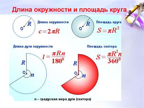 Длина окружности и площадь круга - презентация онлайн