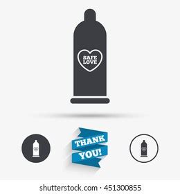 Condom Safe Sex Sign Icon Barrier Stock Vector Royalty Free Shutterstock