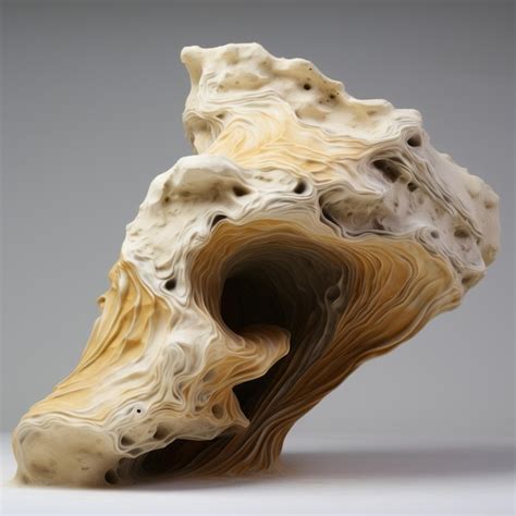 Premium AI Image | Swirling Colors A Detailed Clay Sculpture Of Rocky ...