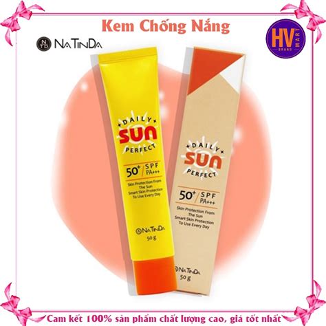 Mua Kem Ch Ng N Ng M U Nude Spf Pa Natinda Daily Perfect Sun Cream G H N Qu C Gi R Nh T
