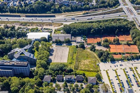 Luftaufnahme Bochum Unternehmen Verwaltungsgebäude der ASS Athletic Sport Sponsoring GmbH und