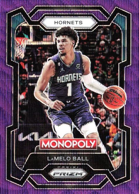 LaMelo Ball 2023 Prizm Monopoly 13 Purple Wave Price Guide Sports