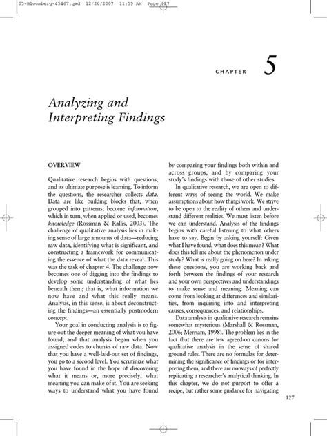 interpret analyse  qualitative research analysis