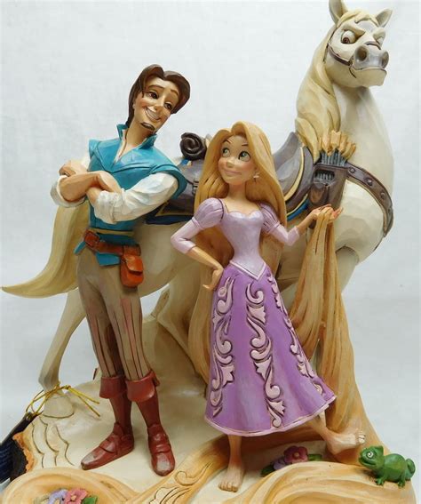 Disney Traditions Tangled Live Your Dream Carved By Heart Statue