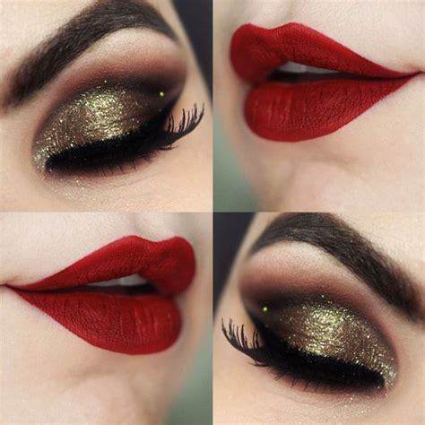 Festive Christmas Makeup Ideas Eye Makeup Tutorial Makeup Tutorial