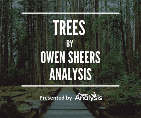 Analysis of Trees by Owen Sheers