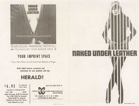 Naked Under Leather Original 1968 U S Movie Herald Posteritati Movie Poster Gallery