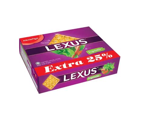 Shop Munchys Lexus Vegetable Biscuit 200gm Box At