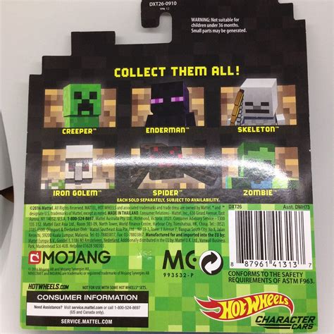 JULIAN S HOT WHEELS BLOG Spider 2017 Minecraft Character Car