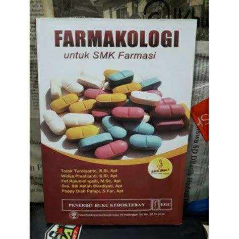 Jual Buku FARMAKOLOGI Untuk SMK Farmasi Shopee Indonesia