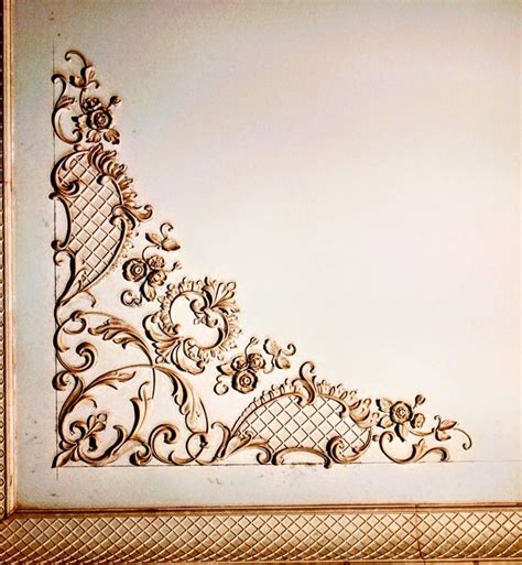 Симпатичный уголок на потолке. Ручная лепнина. #николаймащенко # ...