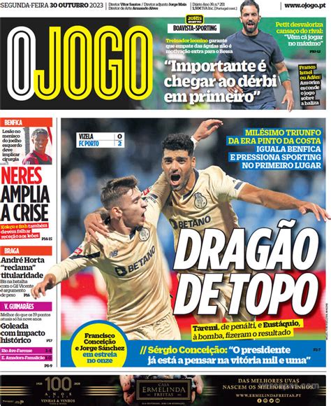 Fora de jogo Capas A razia de lesões na Luz a vitória do FC Porto e