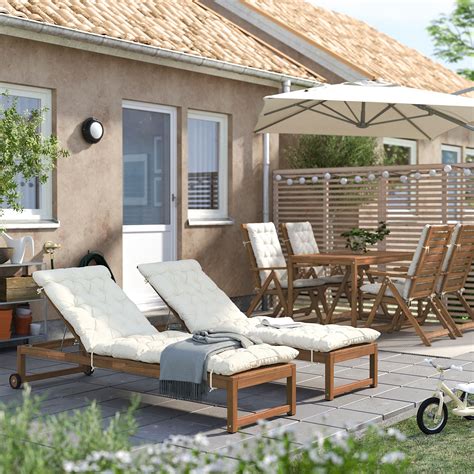 NammarÖ Light Brown Sun Lounger 30503354 Ikea