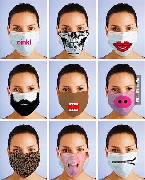 Fashion Surgical Masks - 9GAG