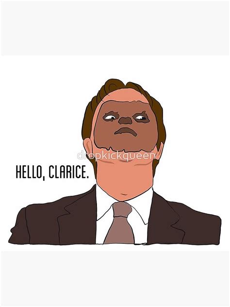 "Hello Clarice" Poster by dropkickqueen | Redbubble