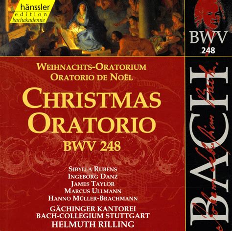 Bach J S Christmas Oratorio Bwv Hanssler