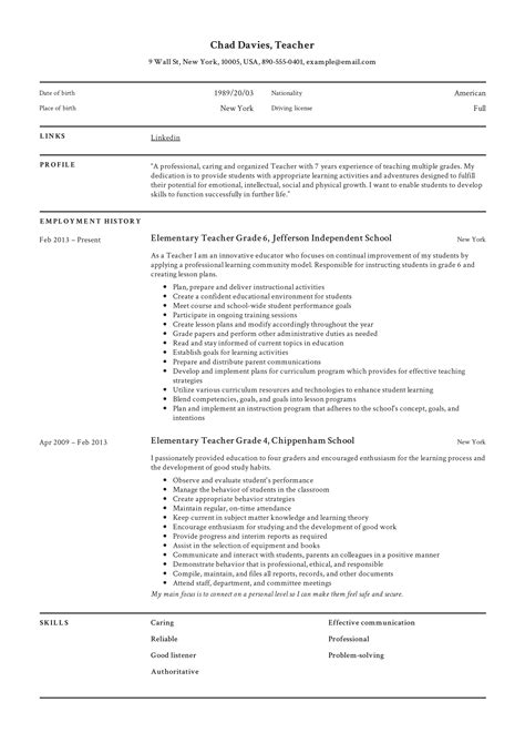 Teacher Resume & Writing Guide | + 12 Samples | PDF | 2019