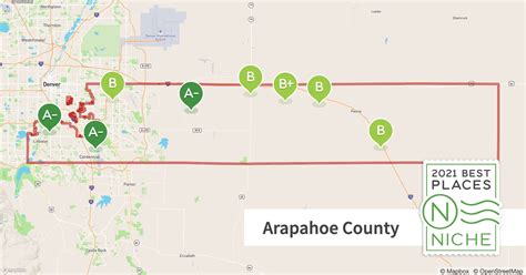 Arapahoe County Zip Code Map