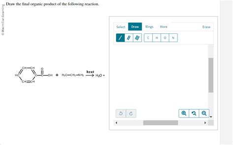 Draw the final organic product of the following | Chegg.com