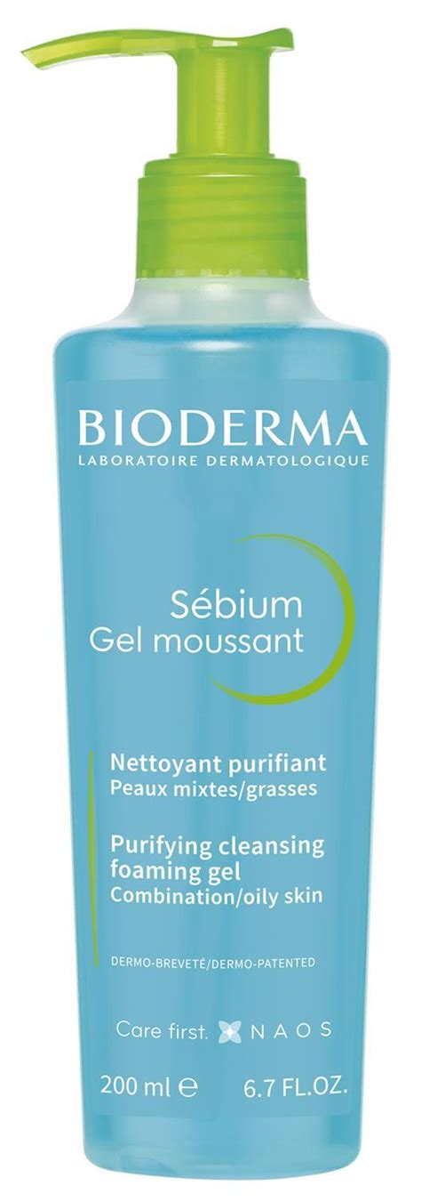 Гель Bioderma Sebium очищуючий для обличчя, для жирної та комбінованої ...