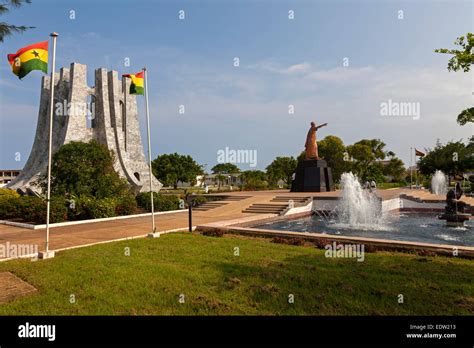 Kwame Nkrumah Memorial Park Accra Ghana Africa Stock Photo Alamy