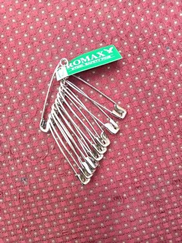 Silver Stainless Steel Safety Pin 2 Inch Length At Rs 9 Pack In