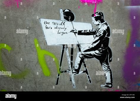 Banksy Graffiti Original Uk Fotografías E Imágenes De Alta Resolución