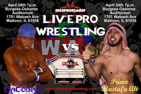 Nwa Supreme April 24th Dacobra Vs Prince Mustafa Ali Missouri