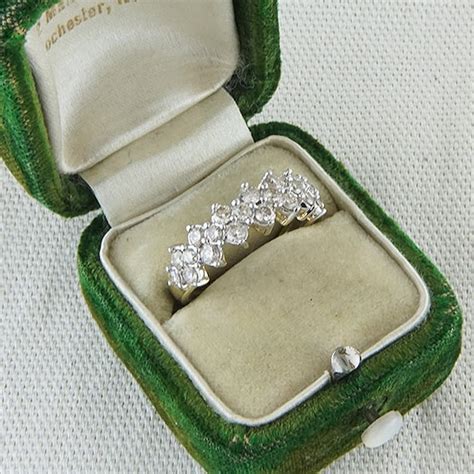 Vintage Two Tone Diamond Ring Gem