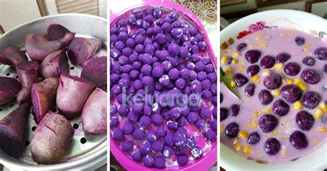 Resepi Ubi Keledek Putih Cara Masak Bingka Keledek Ungu Resepi Ibu