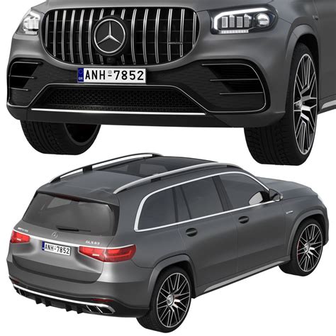 Mercedes Benz Gls63 Amg 2024 3d Model For Corona