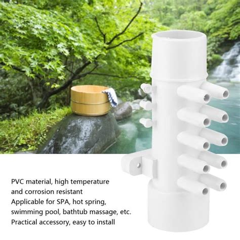 1 5in 10mm 10 Port PVC Piscine Plomberie Collecteur Source Chaude