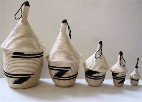 Tutsi Baskets From Rwanda