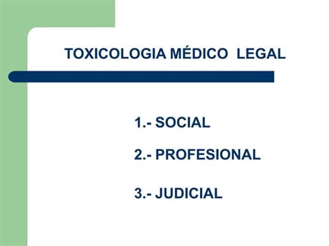 1 Toxicologia Basica Forense PPT Descarga Gratuita