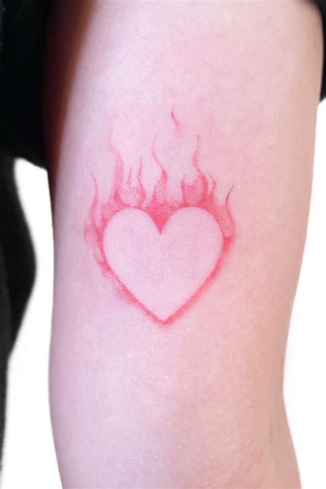 Glowing Heart Tattoo Artofit