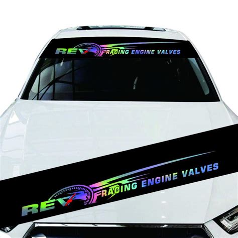 Cheap Colorful Reflective Decoration Decals Car Stickers Styling Front