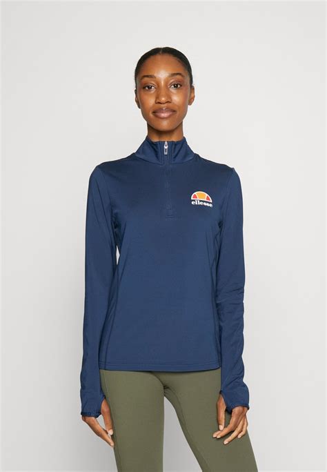 ellesse sofira  zip top  dlouhym rukavem navytmave modra