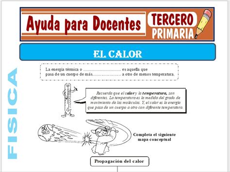 Fichas De L Calor Para Tercero De Primaria Ayuda Para Docentes