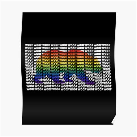 Gay Bear Woof LGBT Flag Poster By Sleazoid Redbubble