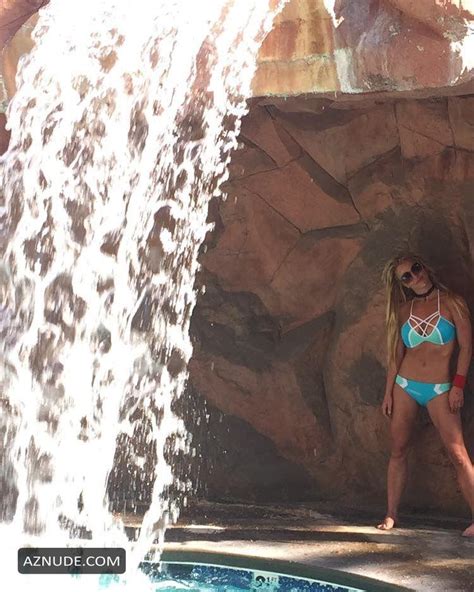 Britney Spears In A Bikini By The Pool Aznude
