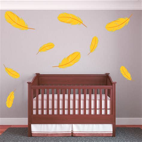 Vinilos Folies Kit Vinilo Decorativo Infantil 9 Plumas