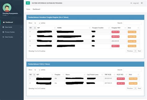 Codeigniter Sistem Informasi Database Kepegawaian Jogjatech Jasa