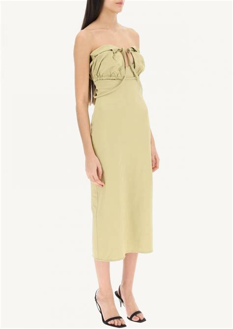 The khaki bikini dress Jacquemus Département Féminin