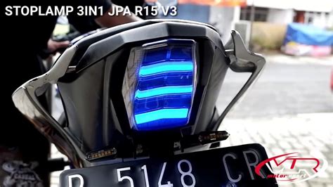 Stoplamp Yamaha R15 V3 Full Led Youtube